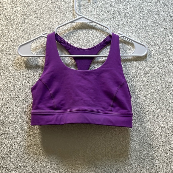 Lululemon Circuit Breaker Bra Moonlit Magenta Sz 6 - Picture 1 of 6